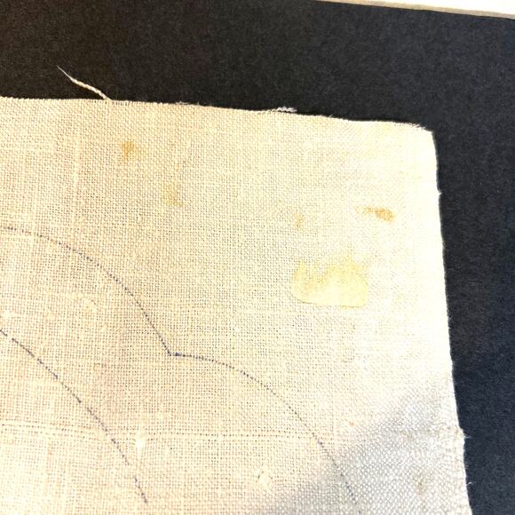 Vintage Prime Needleart Co Stamped Linen Doilies To Embroider 18x18 - Picture 8 of 9